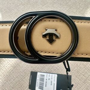 NWT Descente Leather Golf Belt